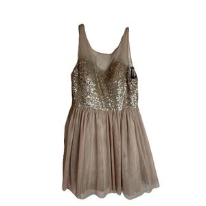 Hailey Logan by Adrianna Papell dress Sequin Sz 12 Fairy Core